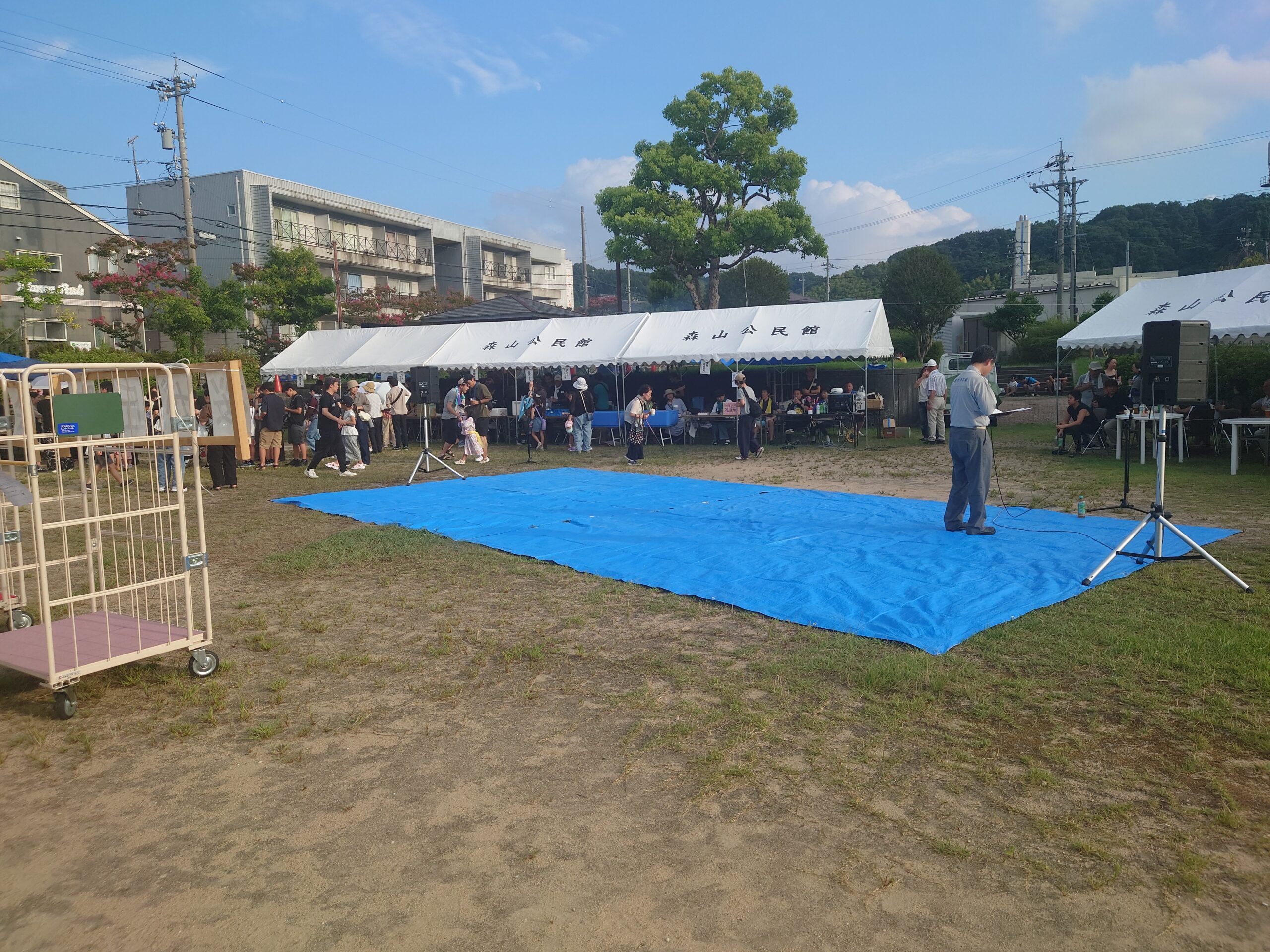 地域の納涼夏祭りに参加しました！